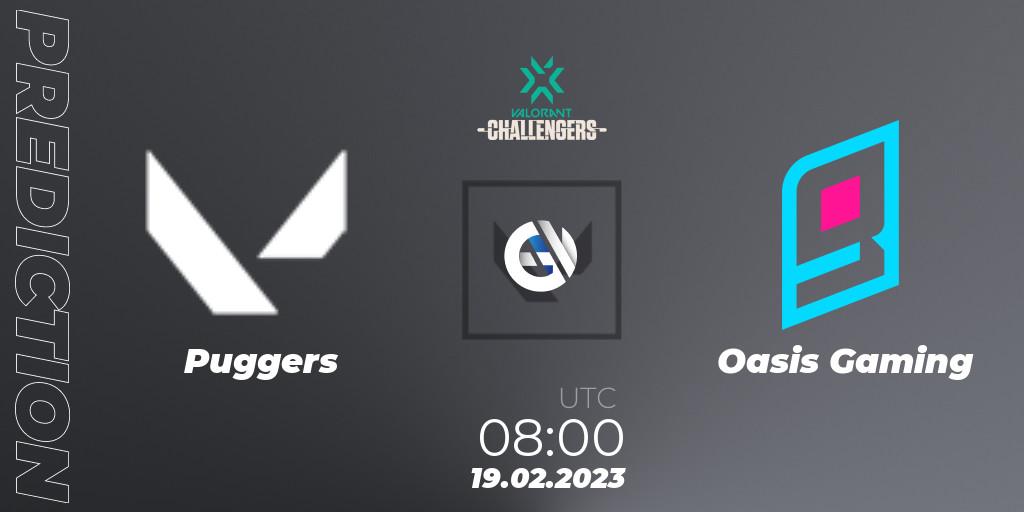 Puggers vs Oasis Gaming: Betting TIp, Match Prediction. 19.02.23. VALORANT, VALORANT Challengers 2023: Philippines Split 1