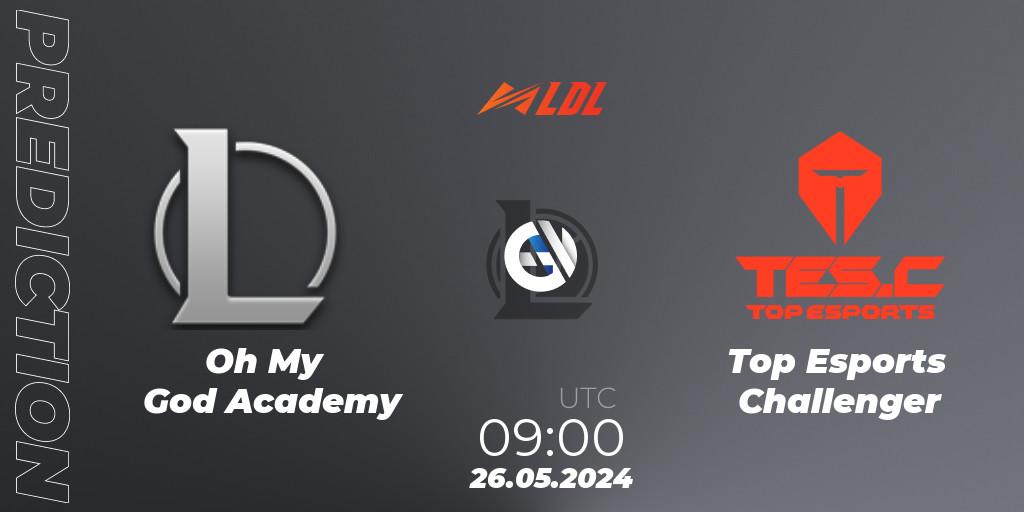 Oh My God Academy vs Top Esports Challenger: Betting TIp, Match Prediction. 26.05.2024 at 09:00. LoL, LDL 2024 - Stage 3