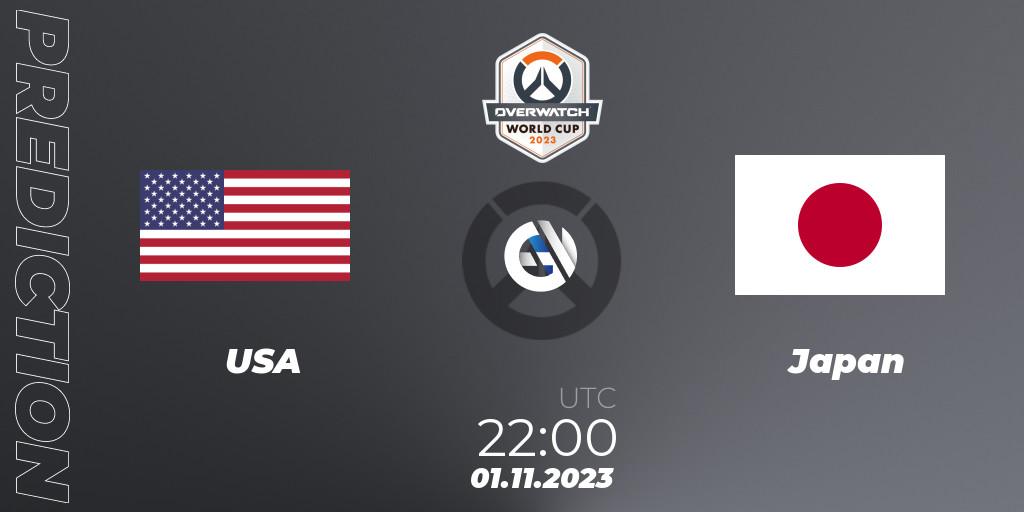 USA vs Japan: Betting TIp, Match Prediction. 01.11.23. Overwatch, Overwatch World Cup 2023