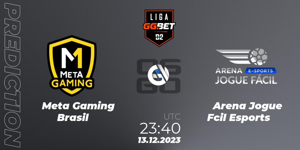 Meta Gaming Brasil vs Arena Jogue Fácil Esports: Betting TIp, Match Prediction. 13.12.23. CS2 (CS:GO), Dust2 Brasil Liga Season 2
