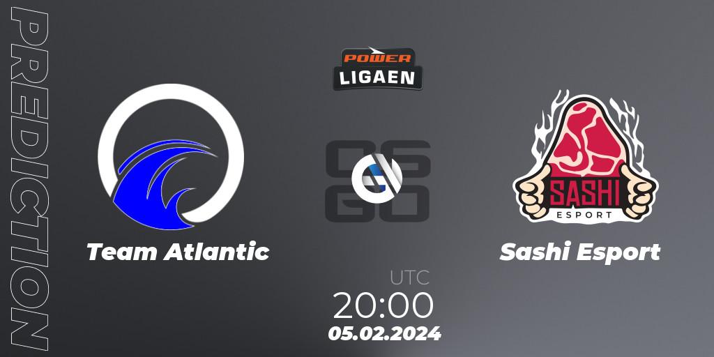 Team Atlantic vs Sashi Esport: Betting TIp, Match Prediction. 05.02.24. CS2 (CS:GO), Dust2.dk Ligaen Season 25