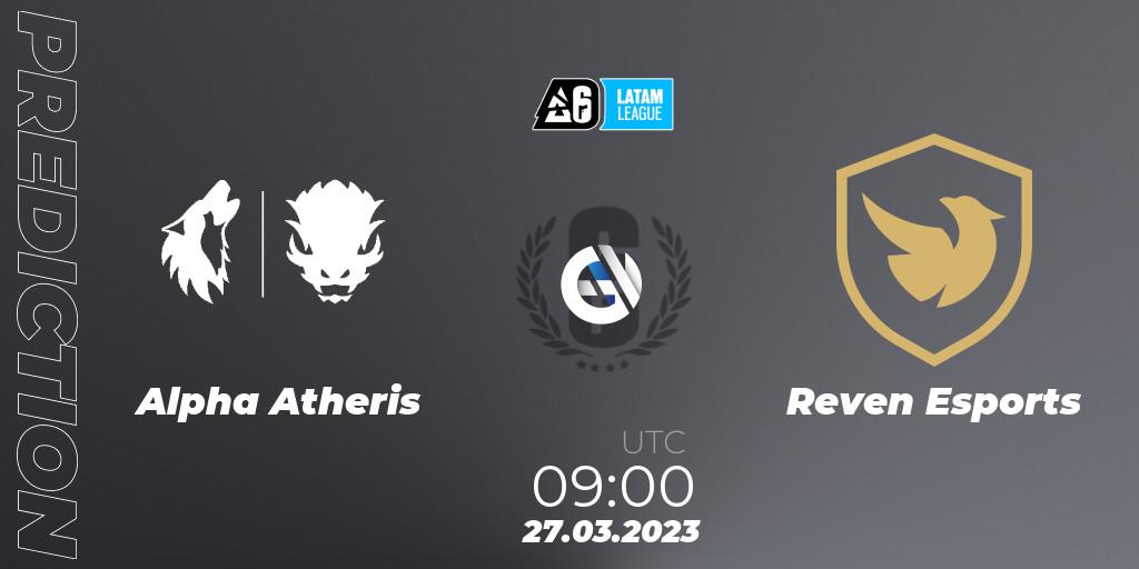 Alpha Atheris vs Reven Esports: Betting TIp, Match Prediction. 27.03.23. Rainbow Six, LATAM League 2023 - Stage 1