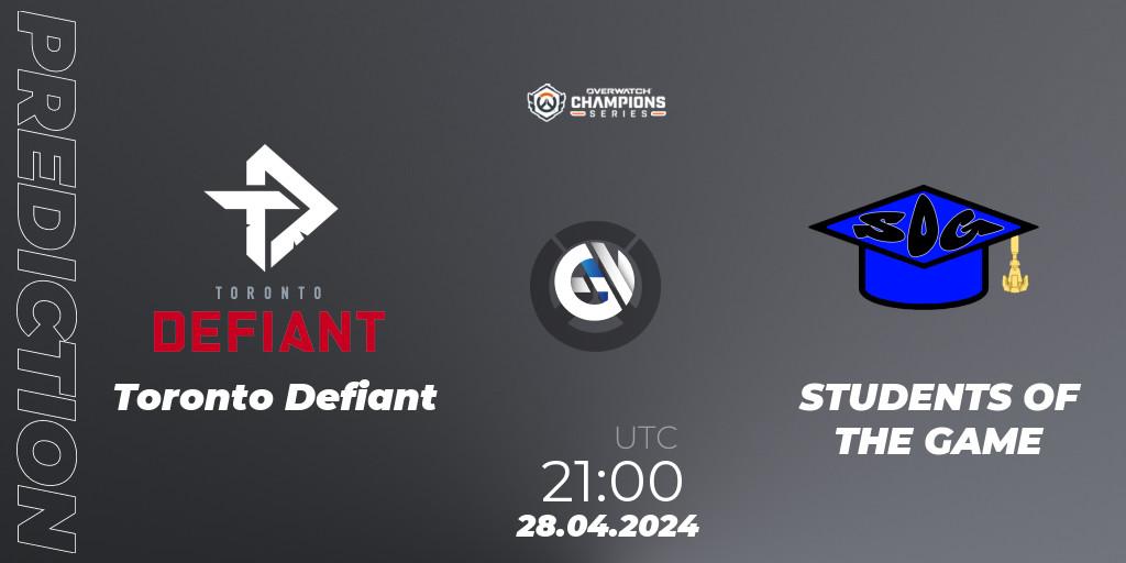 Toronto Defiant vs STUDENTS OF THE GAME: Betting TIp, Match Prediction. 28.04.2024 at 21:00. Overwatch, Overwatch Champions Series 2024 - North America Stage 2 Main Event