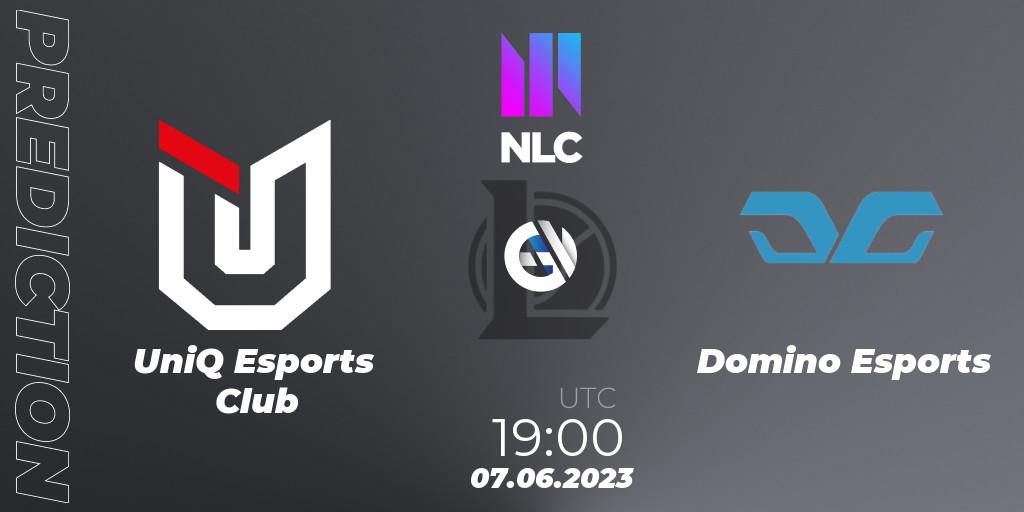 UniQ Esports Club vs Domino Esports: Betting TIp, Match Prediction. 07.06.2023 at 19:00. LoL, NLC Summer 2023 - Group Stage