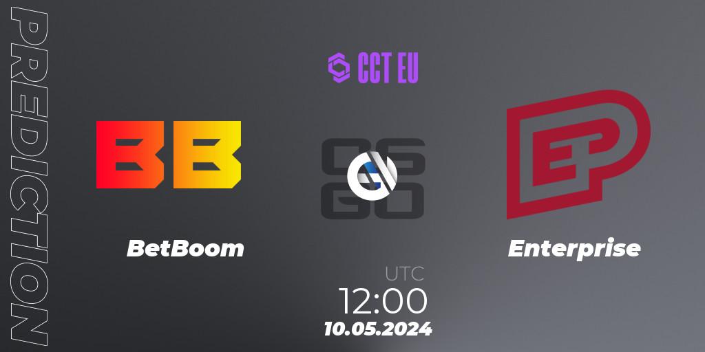 BetBoom vs Enterprise: Betting TIp, Match Prediction. 10.05.2024 at 12:00. Counter-Strike (CS2), CCT Season 2 Europe Series 2 