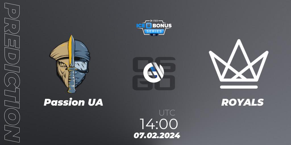 Passion UA vs ROYALS: Betting TIp, Match Prediction. 07.02.24. CS2 (CS:GO), IceBonus Series #1
