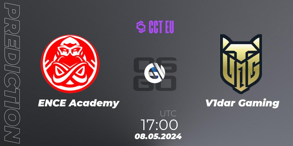 ENCE Academy vs V1dar Gaming: Betting TIp, Match Prediction. 08.05.2024 at 17:00. Counter-Strike (CS2), CCT Season 2 European Series #3 Play-In