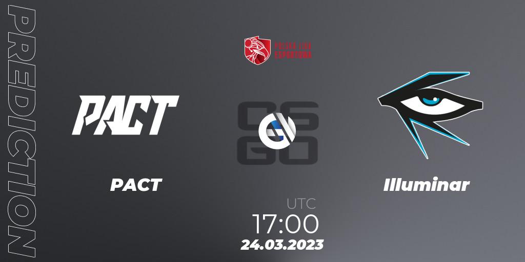 PACT vs Illuminar: Betting TIp, Match Prediction. 24.03.23. CS2 (CS:GO), Polska Liga Esportowa 2023: Split #1