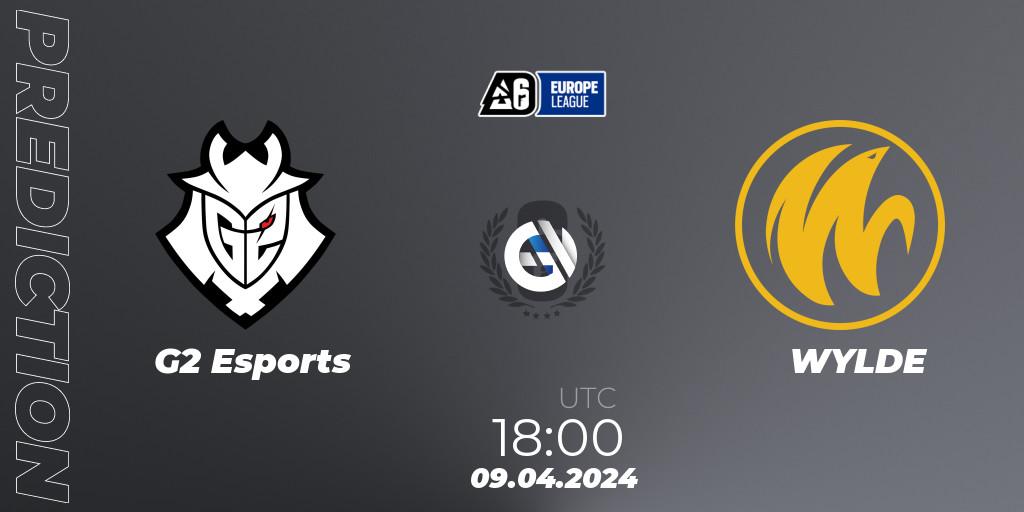 G2 Esports vs WYLDE: Betting TIp, Match Prediction. 09.04.24. Rainbow Six, Europe League 2024 - Stage 1
