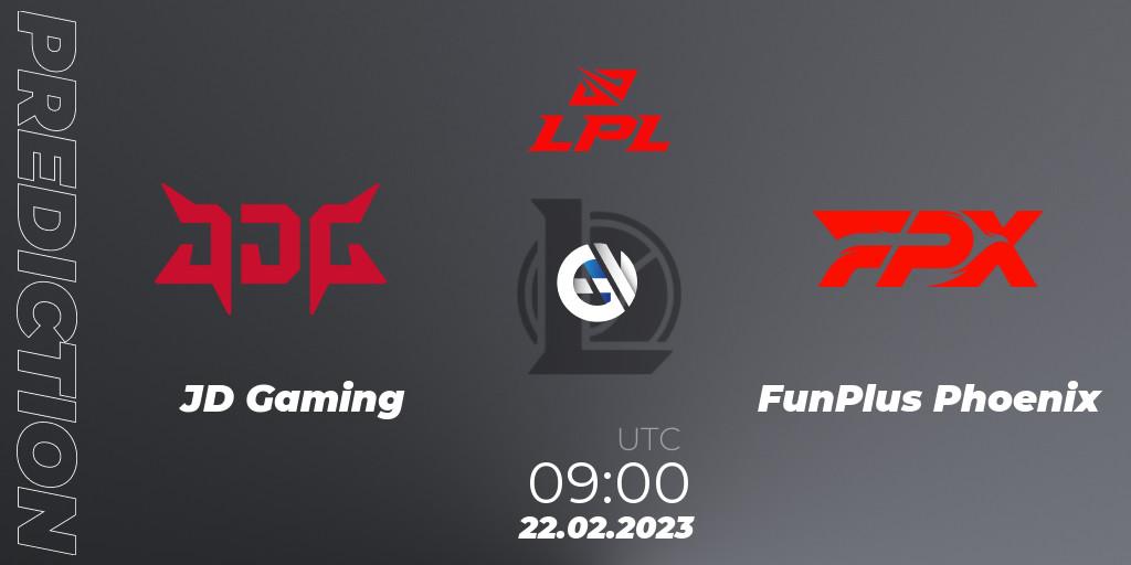 JD Gaming vs FunPlus Phoenix: Betting TIp, Match Prediction. 22.02.23. LoL, LPL Spring 2023 - Group Stage