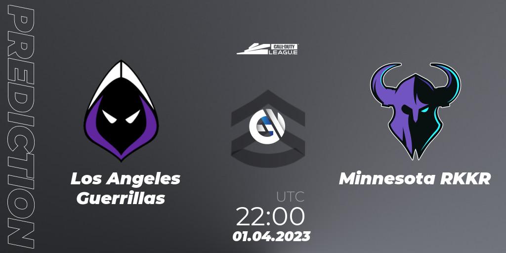 Los Angeles Guerrillas vs Minnesota RØKKR: Betting TIp, Match Prediction. 01.04.23. Call of Duty, Call of Duty League 2023: Stage 4 Major Qualifiers