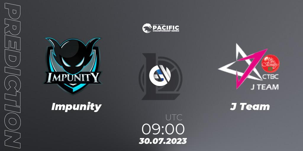 Impunity vs J Team: Betting TIp, Match Prediction. 30.07.23. LoL, PACIFIC Championship series Group Stage