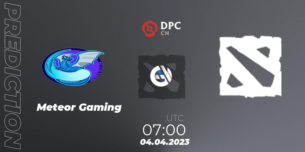 Meteor Gaming vs 孤独摇滚: Betting TIp, Match Prediction. 04.04.2023 at 07:38. Dota 2, DPC 2023 Tour 2: CN Division II (Lower)