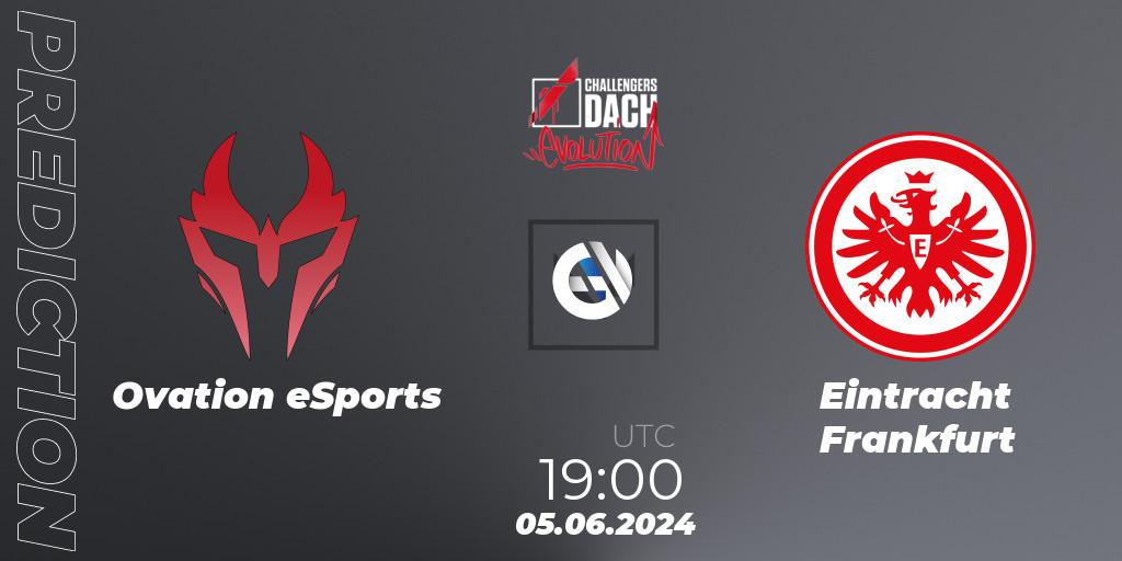 Ovation eSports vs Eintracht Frankfurt: Betting TIp, Match Prediction. 05.06.2024 at 19:00. VALORANT, VALORANT Challengers 2024 DACH: Evolution Split 2