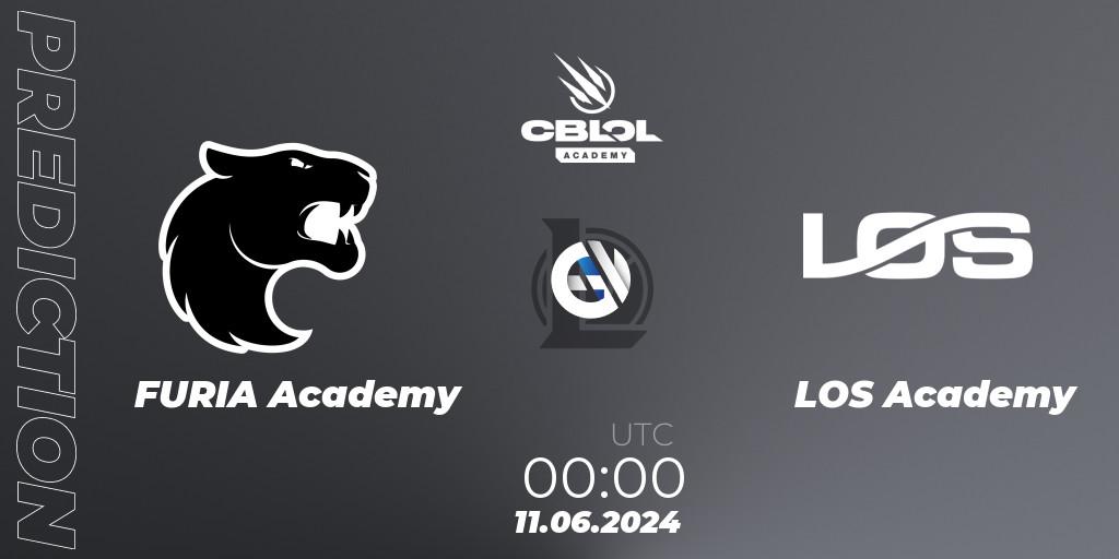 FURIA Academy vs LOS Academy: Betting TIp, Match Prediction. 11.06.2024 at 00:00. LoL, CBLOL Academy 2024