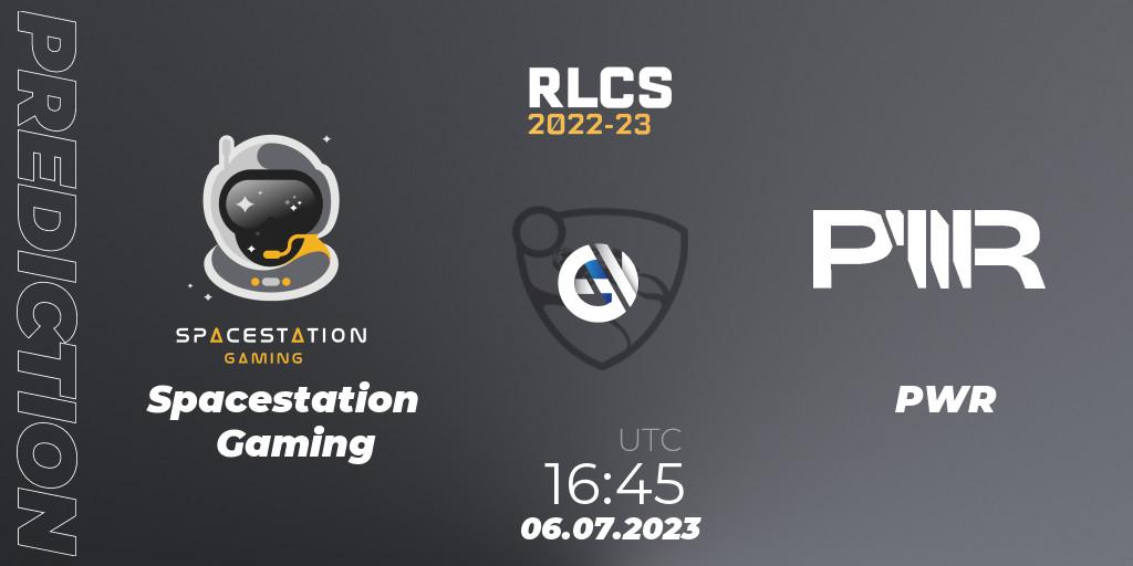 Spacestation Gaming vs PWR: Betting TIp, Match Prediction. 06.07.2023 at 17:00. Rocket League, RLCS 2022-23 Spring Major