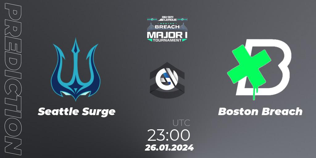 Seattle Surge vs Boston Breach: Betting TIp, Match Prediction. 26.01.2024 at 23:00. Call of Duty, Call of Duty League 2024: Stage 1 Major