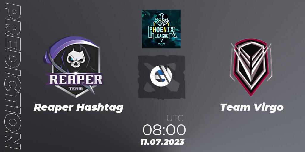 Reaper Hashtag vs Team Virgo: Betting TIp, Match Prediction. 11.07.23. Dota 2, Dota 2 Phoenix League