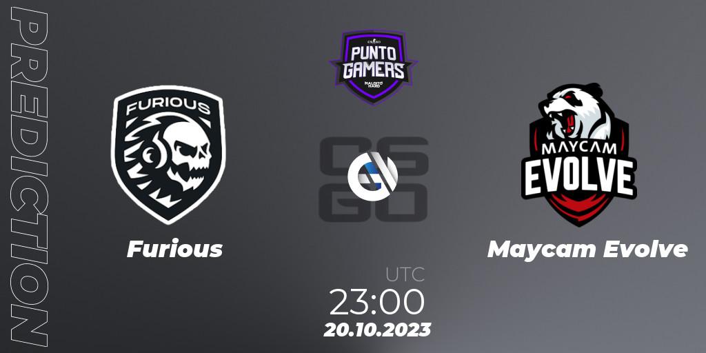Furious vs Maycam Evolve: Betting TIp, Match Prediction. 20.10.23. CS2 (CS:GO), Punto Gamers Cup 2023
