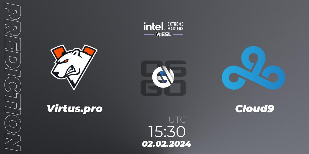 Virtus.pro vs Cloud9: Betting TIp, Match Prediction. 02.02.24. CS2 (CS:GO), IEM Katowice 2024 Play-in