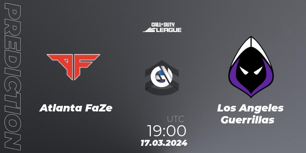 Atlanta FaZe vs Los Angeles Guerrillas: Betting TIp, Match Prediction. 17.03.2024 at 19:00. Call of Duty, Call of Duty League 2024: Stage 2 Major Qualifiers
