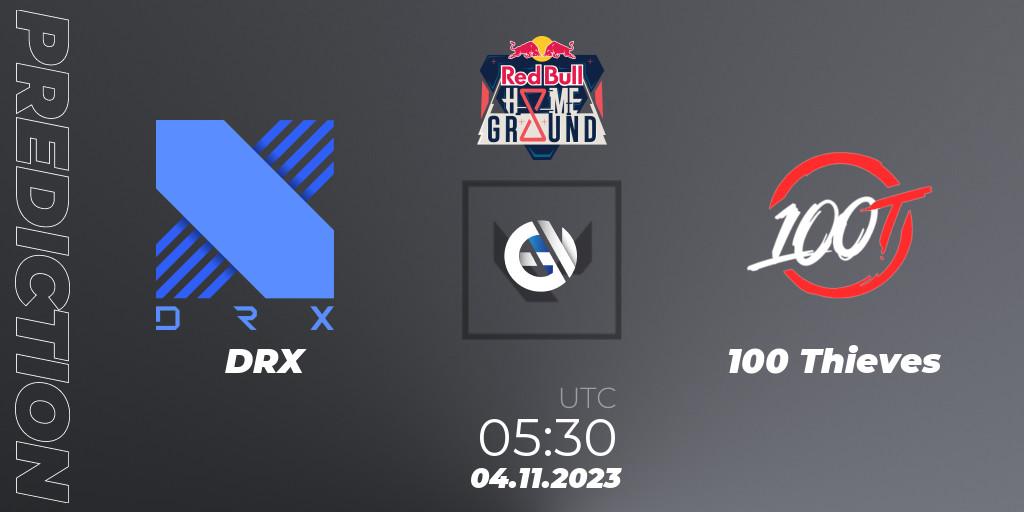DRX vs 100 Thieves: Betting TIp, Match Prediction. 04.11.23. VALORANT, Red Bull Home Ground #4