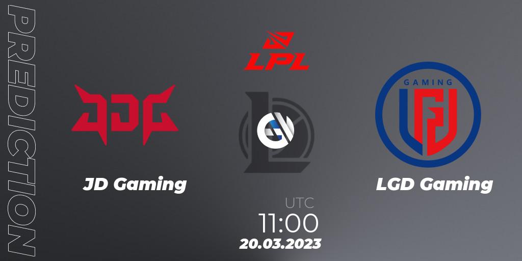 JD Gaming vs LGD Gaming: Betting TIp, Match Prediction. 20.03.23. LoL, LPL Spring 2023 - Group Stage