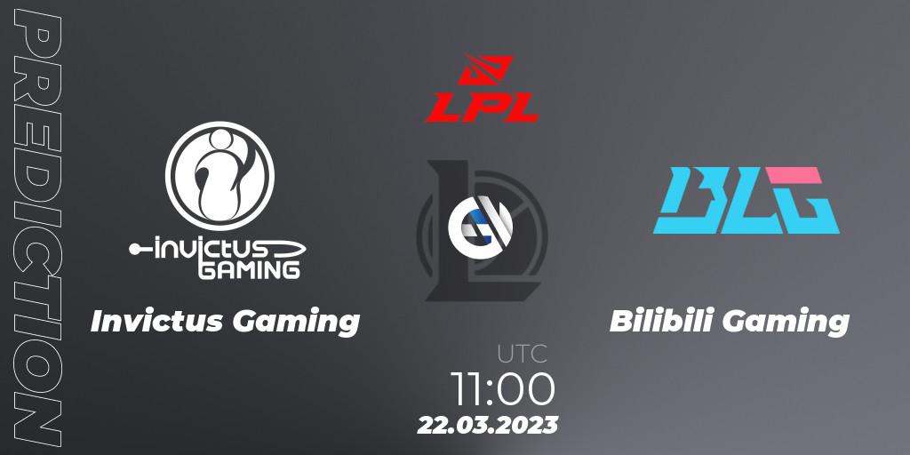 Invictus Gaming vs Bilibili Gaming: Betting TIp, Match Prediction. 22.03.23. LoL, LPL Spring 2023 - Group Stage