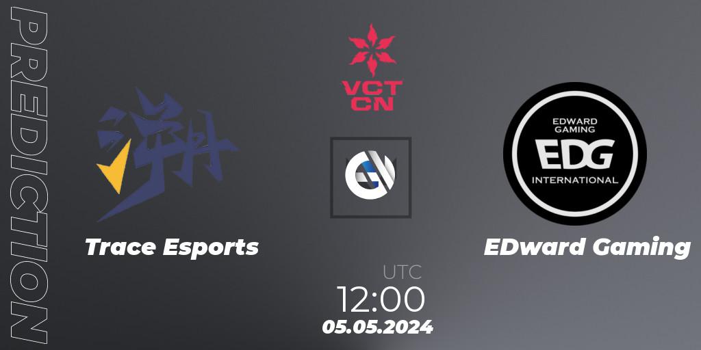 Trace Esports vs EDward Gaming: Betting TIp, Match Prediction. 05.05.24. VALORANT, VALORANT Champions Tour China 2024: Stage 1 - Group Stage