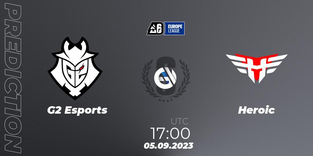 G2 Esports vs Heroic: Betting TIp, Match Prediction. 05.09.23. Rainbow Six, Europe League 2023 - Stage 2