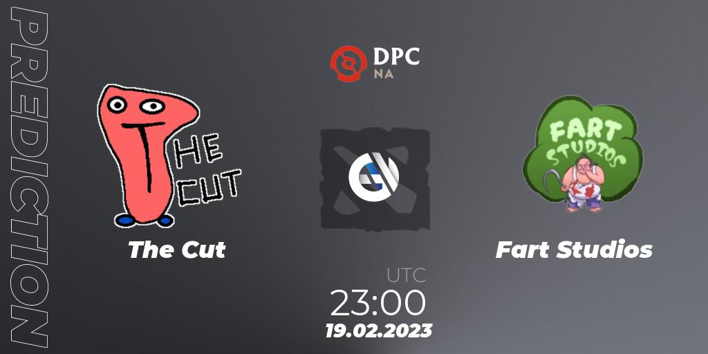 The Cut vs Fart Studios: Betting TIp, Match Prediction. 19.02.2023 at 22:58. Dota 2, DPC 2022/2023 Winter Tour 1: NA Division II (Lower)
