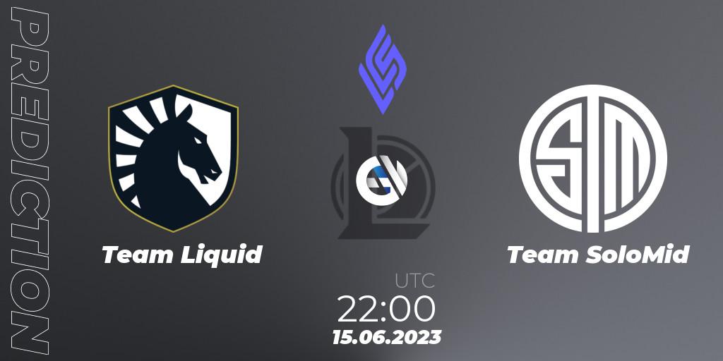 Team Liquid vs Team SoloMid: Betting TIp, Match Prediction. 14.06.23. LoL, LCS Summer 2023 - Group Stage