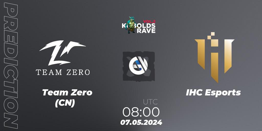 Team Zero (CN) vs IHC Esports: Betting TIp, Match Prediction. 07.05.2024 at 08:40. Dota 2, Cringe Station Kobolds Rave 2
