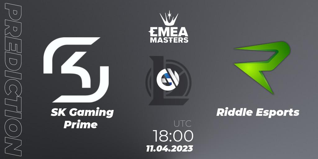 SK Gaming Prime vs Riddle Esports: Betting TIp, Match Prediction. 11.04.23. LoL, EMEA Masters Spring 2023 - Group Stage