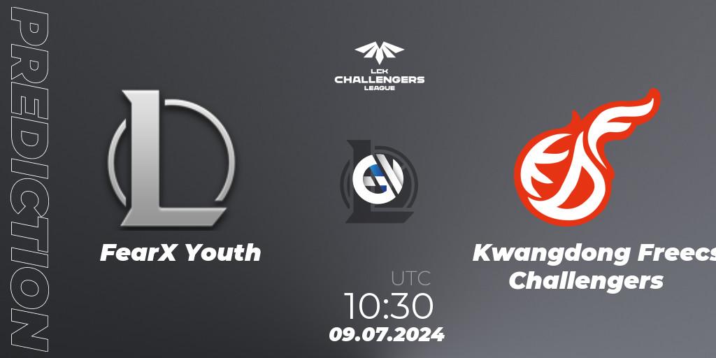 FearX Youth vs Kwangdong Freecs Challengers: Betting TIp, Match Prediction. 09.07.2024 at 10:30. LoL, LCK Challengers League 2024 Summer - Group Stage