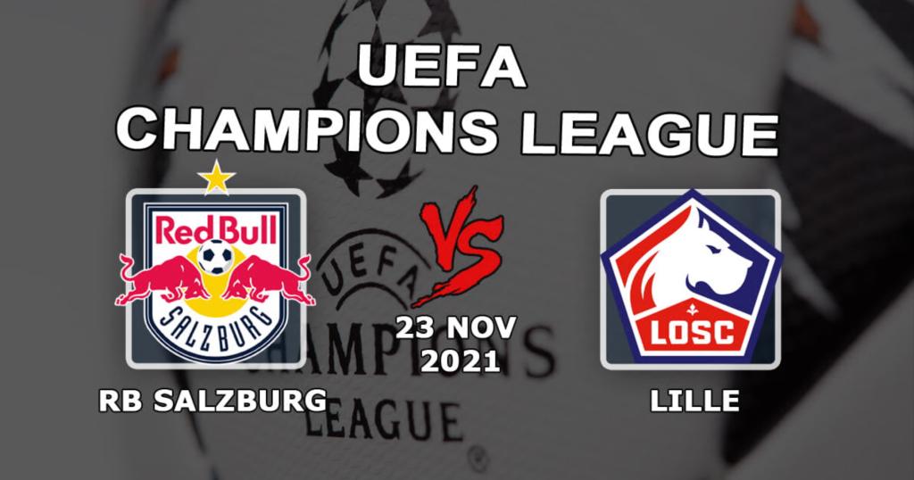 RB Salzburg - Lille: prediction and bet on the Champions League match - 11/23/2021