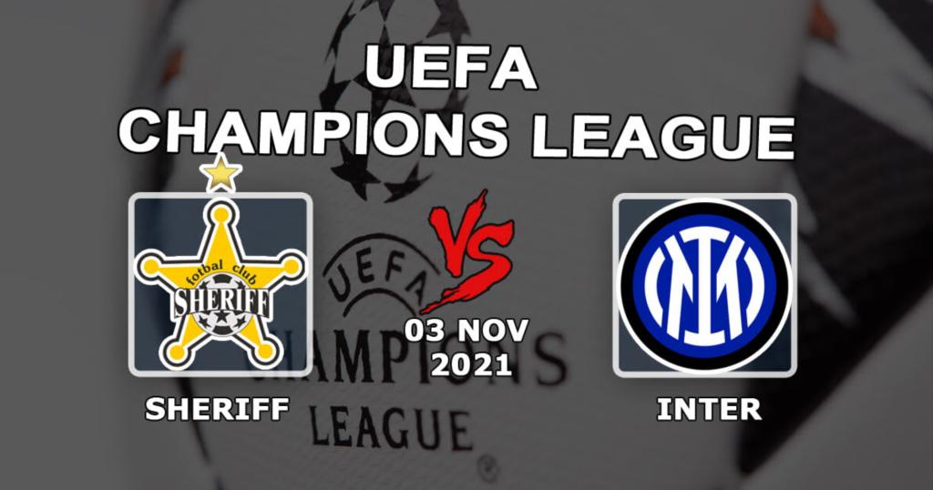 Sheriff - Inter: prediction and bet on the Champions League match - 03.11.2021