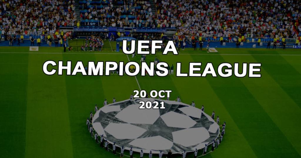 Predictions for the Champions League matches - 20.10.2021