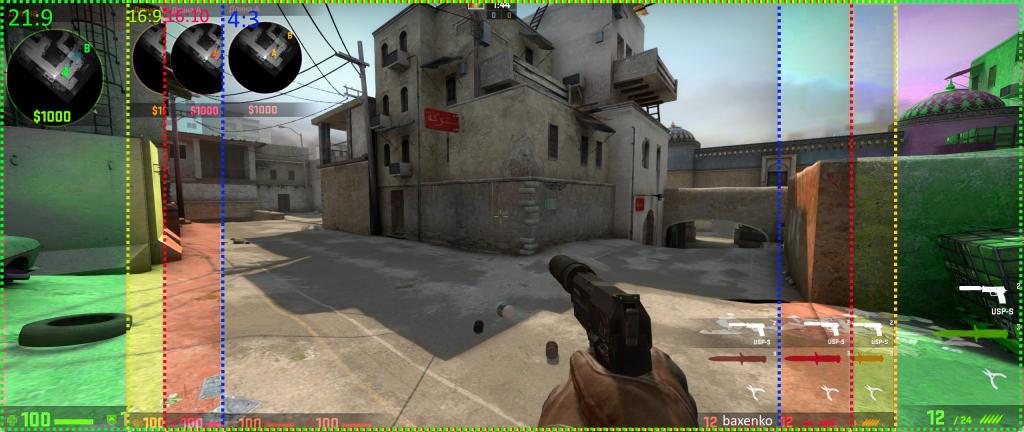 Which screen extension to choose in CS: GO?