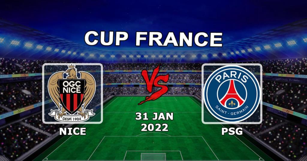 Paris Saint-Germain - Nice: prediction and bet on the French Cup match - 01/31/2022