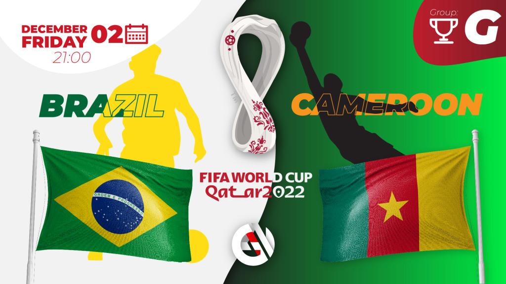 Brazil - Cameroon: prediction and bet on the World Cup 2022 in Qatar