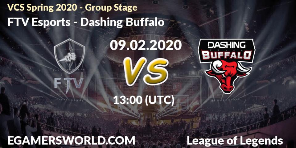 FTV Esports vs Dashing Buffalo: Betting TIp, Match Prediction. 09.02.20. LoL, VCS Spring 2020 - Group Stage