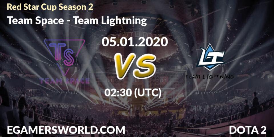 Team Space vs Team Lightning: Betting TIp, Match Prediction. 05.01.20. Dota 2, Red Star Cup Season 2