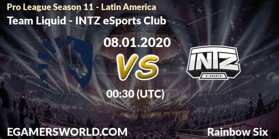 Team Liquid vs INTZ eSports Club: Betting TIp, Match Prediction. 08.01.20. Rainbow Six, Pro League Season 11 - Latin America