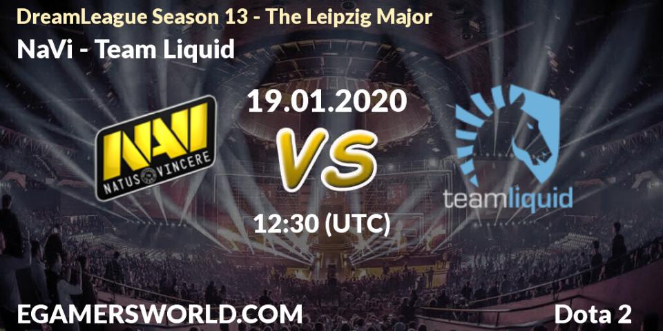 NaVi vs Team Liquid: Betting TIp, Match Prediction. 19.01.20. Dota 2, DreamLeague Season 13 - The Leipzig Major
