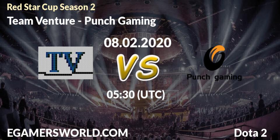 Team Venture vs Punch Gaming: Betting TIp, Match Prediction. 08.02.20. Dota 2, Red Star Cup Season 3