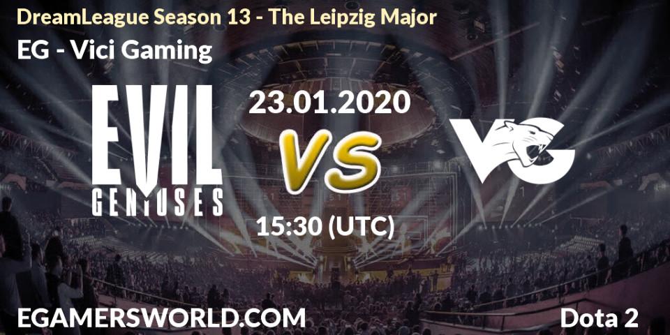 EG vs Vici Gaming: Betting TIp, Match Prediction. 23.01.20. Dota 2, DreamLeague Season 13 - The Leipzig Major