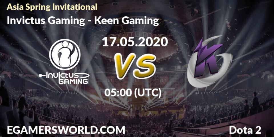 Invictus Gaming vs Keen Gaming: Betting TIp, Match Prediction. 17.05.20. Dota 2, Asia Spring Invitational