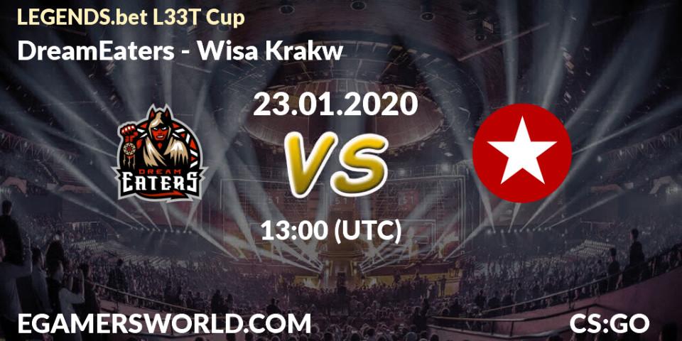 DreamEaters vs Wisła Kraków: Betting TIp, Match Prediction. 23.01.20. CS2 (CS:GO), LEGENDS.bet L33T Cup