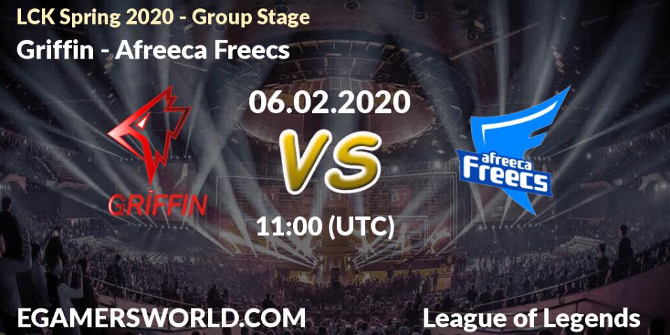 Griffin vs Afreeca Freecs: Betting TIp, Match Prediction. 06.02.20. LoL, LCK Spring 2020 - Group Stage